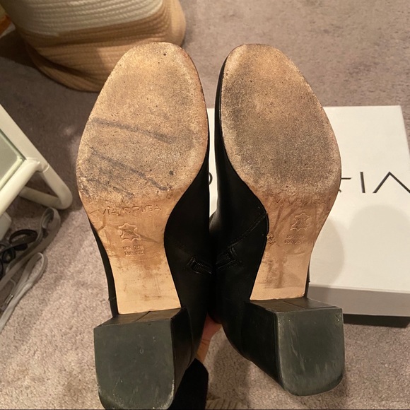 Via Spiga Maxine Ankle Strap Leather Bootie - Picture 4 of 6